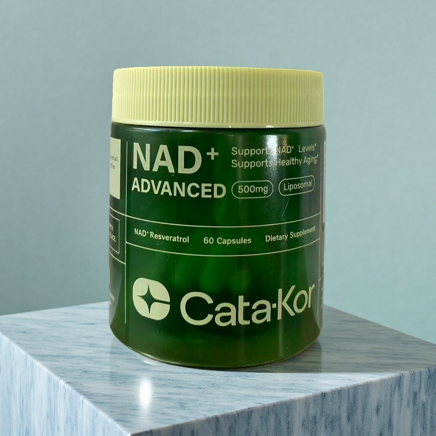 NAD+ 500mg 1pc Supplement for Anti-Aging EnergyFocus Nicotinamide 60Ct