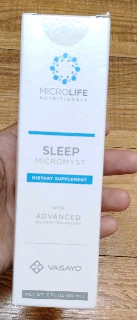 NEW! VASAYO Micromyst Microlife Sleep Support Dietary Supplement 2fl oz/60ml