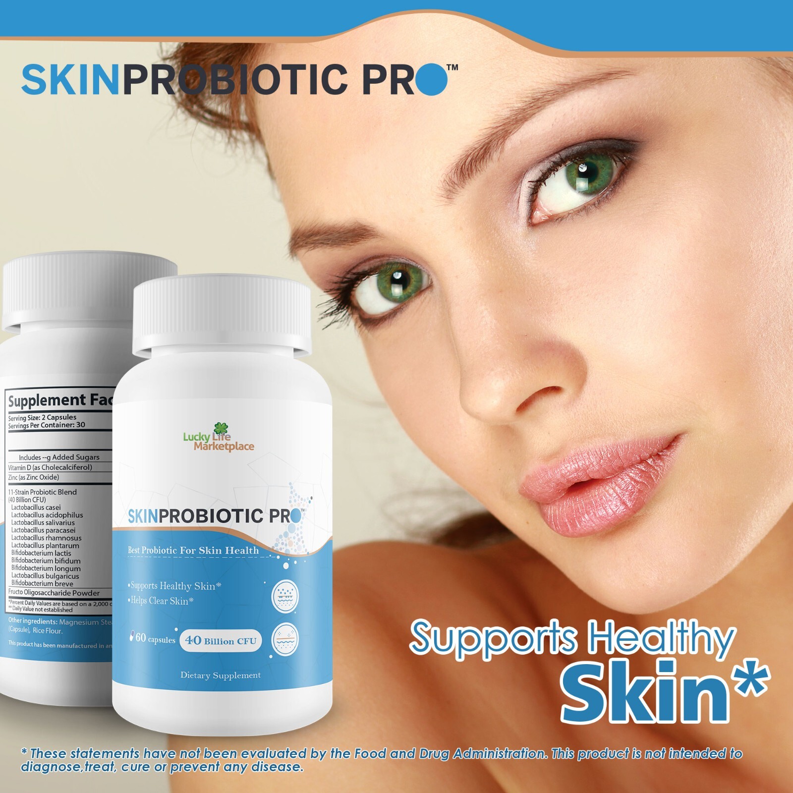 Skin Probiotic Pro – Support Healthy Skin from the Inside Out with a Probiotic