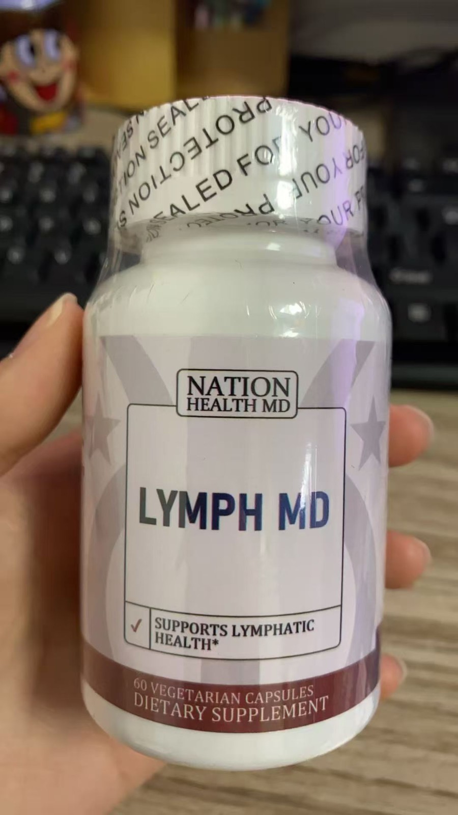3Packs Nation Health Lymph MD Lymphatic Drainage Supplement Lymph System Health