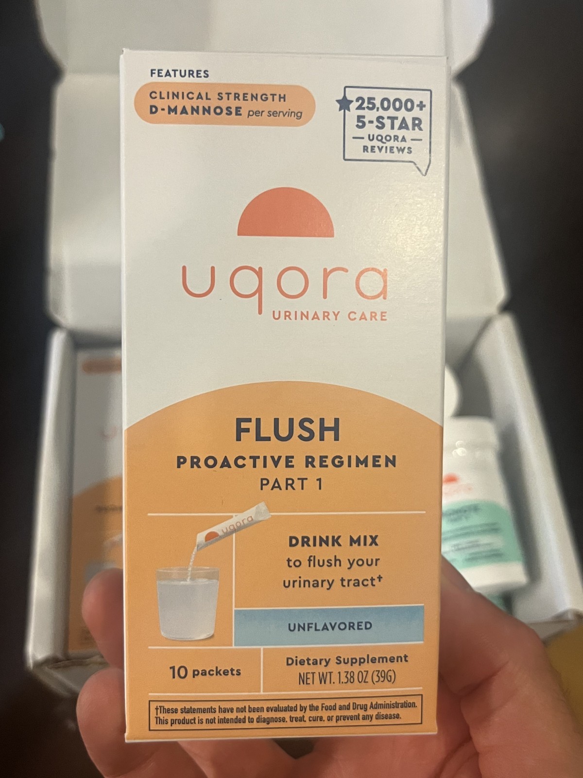 Uqora Complete Regimen 30 Pack Unflavored Flush Defend Promote New Sealed