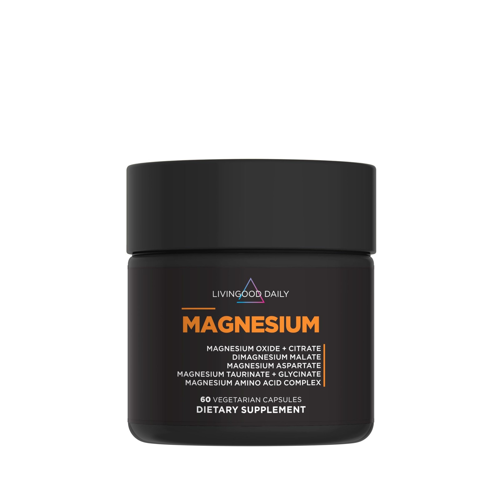 Livingood Daily Magnesium Supplement with 60 Count (Pack of 1)