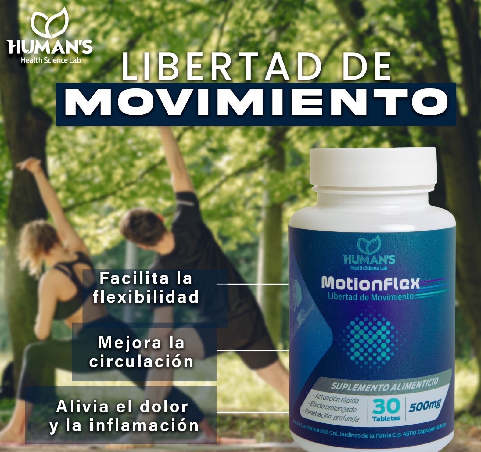 Motion Flex Dolor Articulaciones Joint Support Humans Health Labs