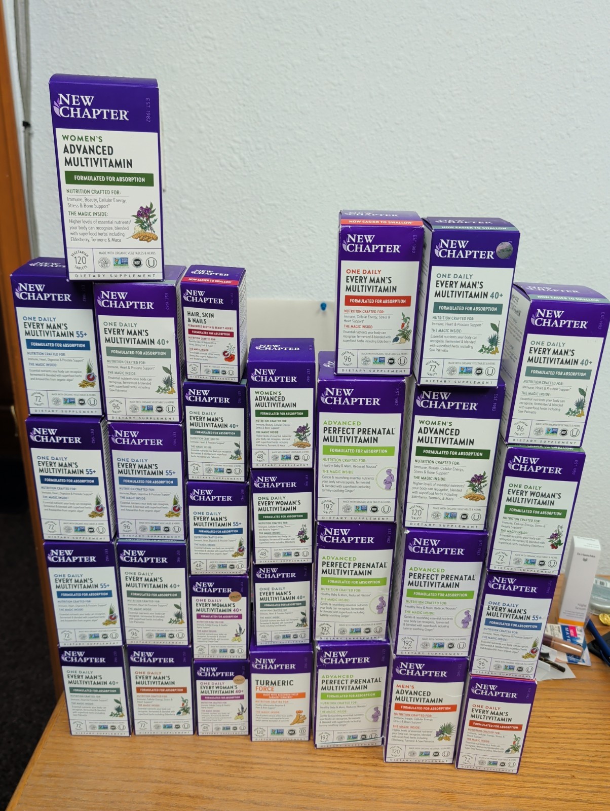 new chapter Whole sale Lot 30 Items