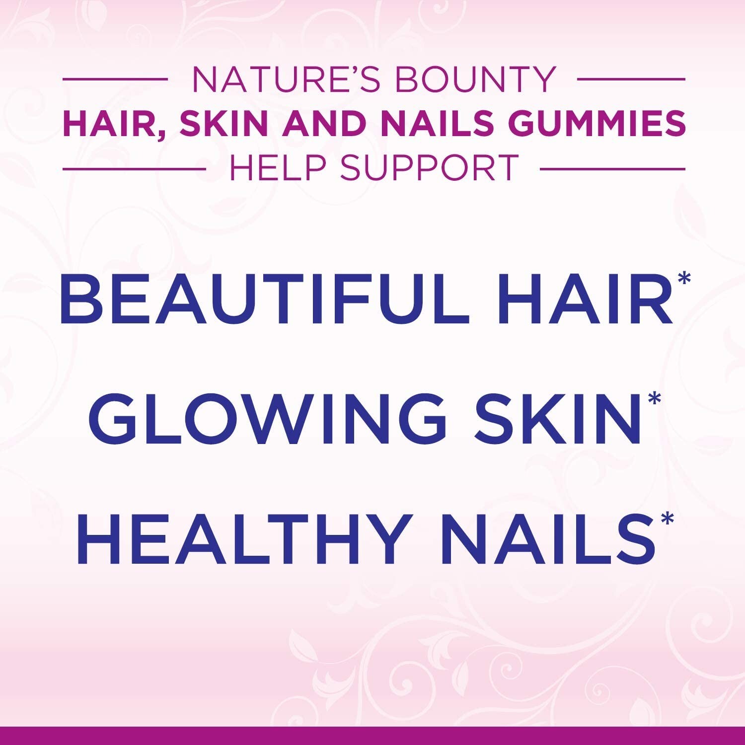 2 Pack Hair, Skin & Nails Gummies with Biotin & Collagen 160 Count (2×80) Orange
