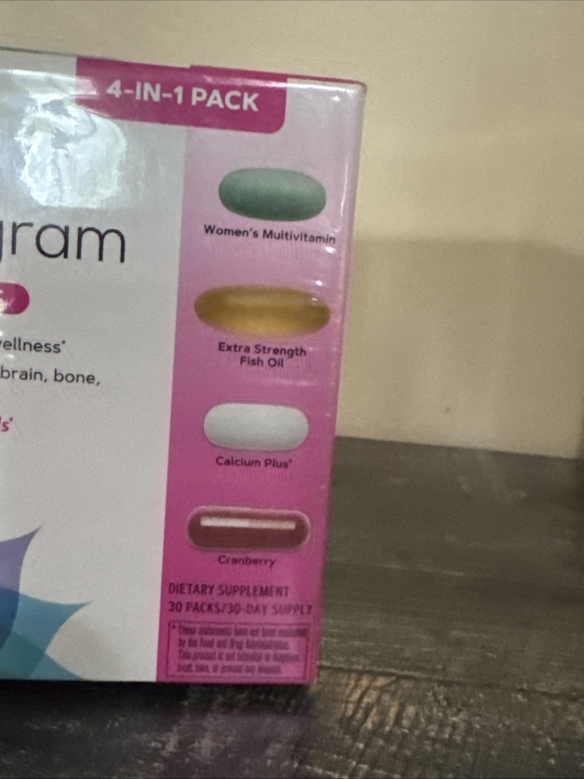 Lot 2 – GNC Womens Vitapak Program HEALTH & WELLNESS 30 Day Supply Multivitamin