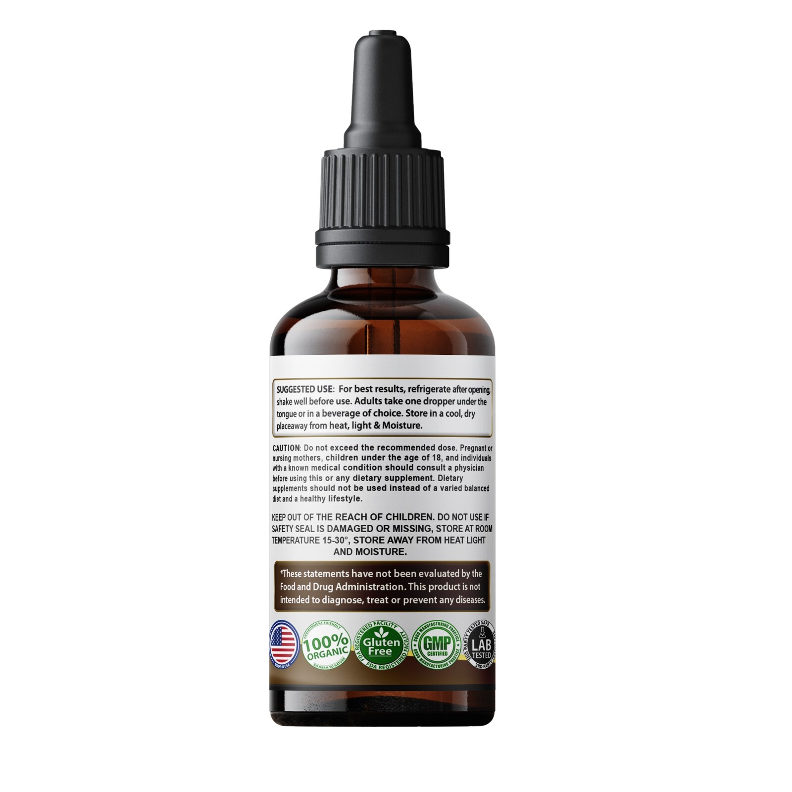 Turkey Tail Mushroom Extract Strong Organic Tincture Liquid Herbal Drops 2 Fl oz