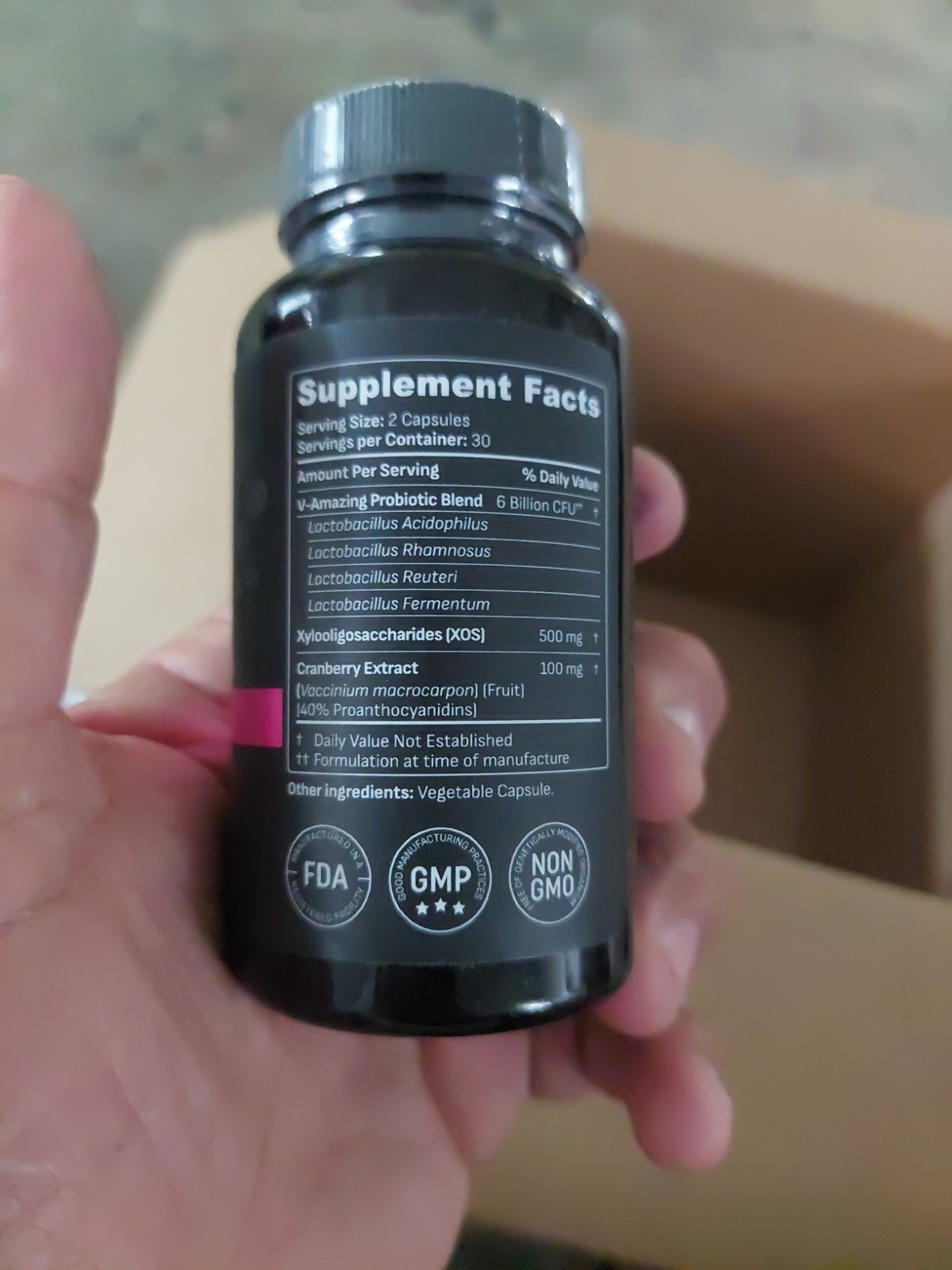 Vaginal Probiotics for Women + Prebiotics & Cranberry Pills, pH Balance Exp 8/26