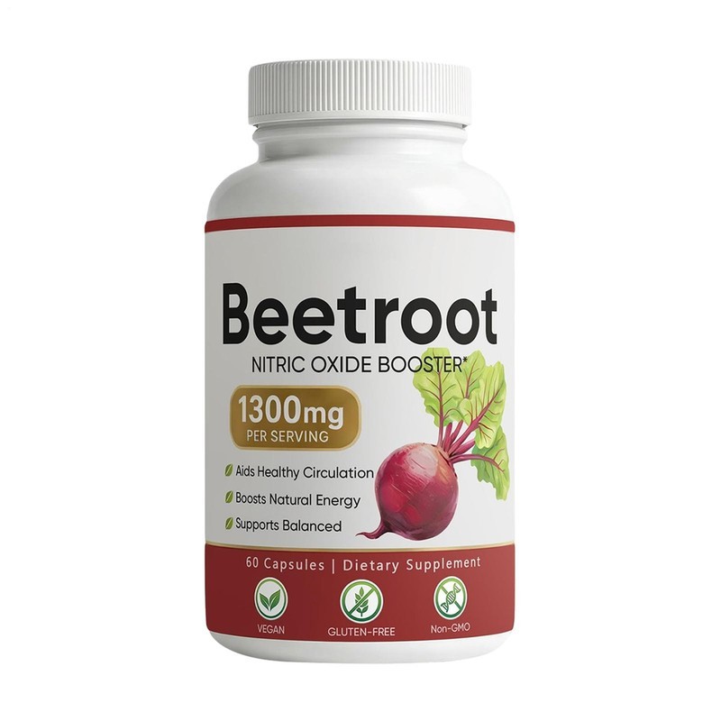 1 PACK Lemeli Beetroot – 1300mg, Lemeli Beet Root Supplement 60 Capsules