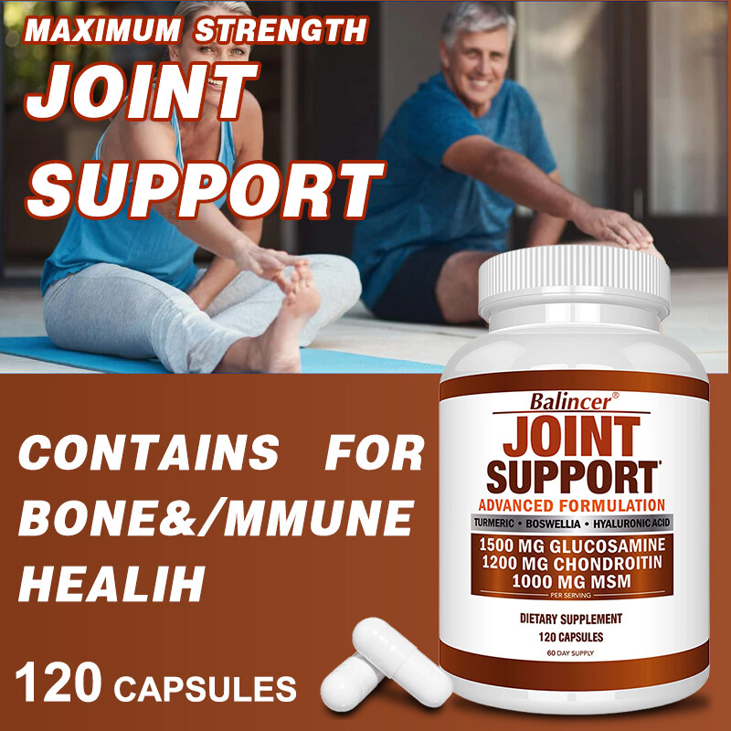 Glucosamine Chondroitin Turmeric MSM Triple Strength Joint Support 30/60/120Caps