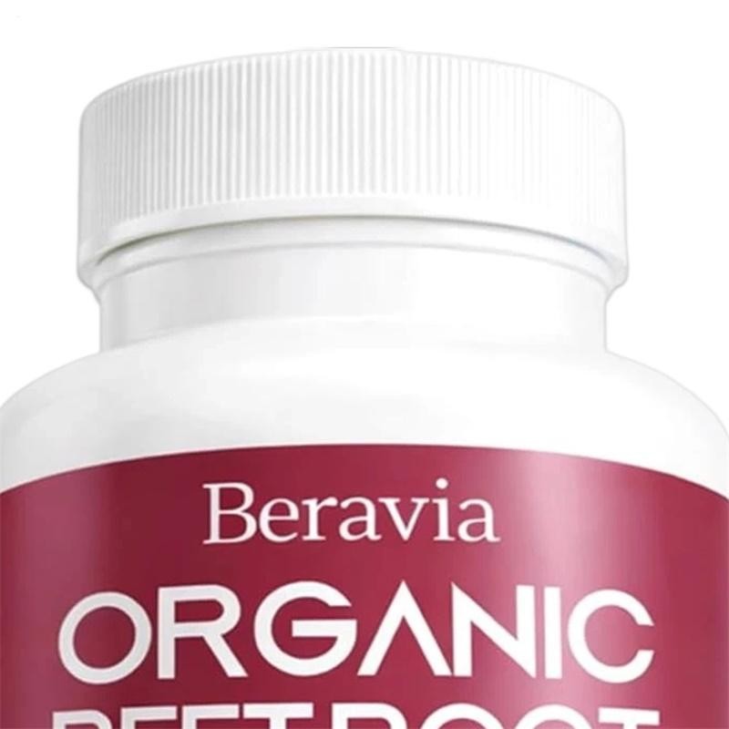 Beravia Organic Beet Root Capsules, Purely Natural, Non-GMO 60-Counts