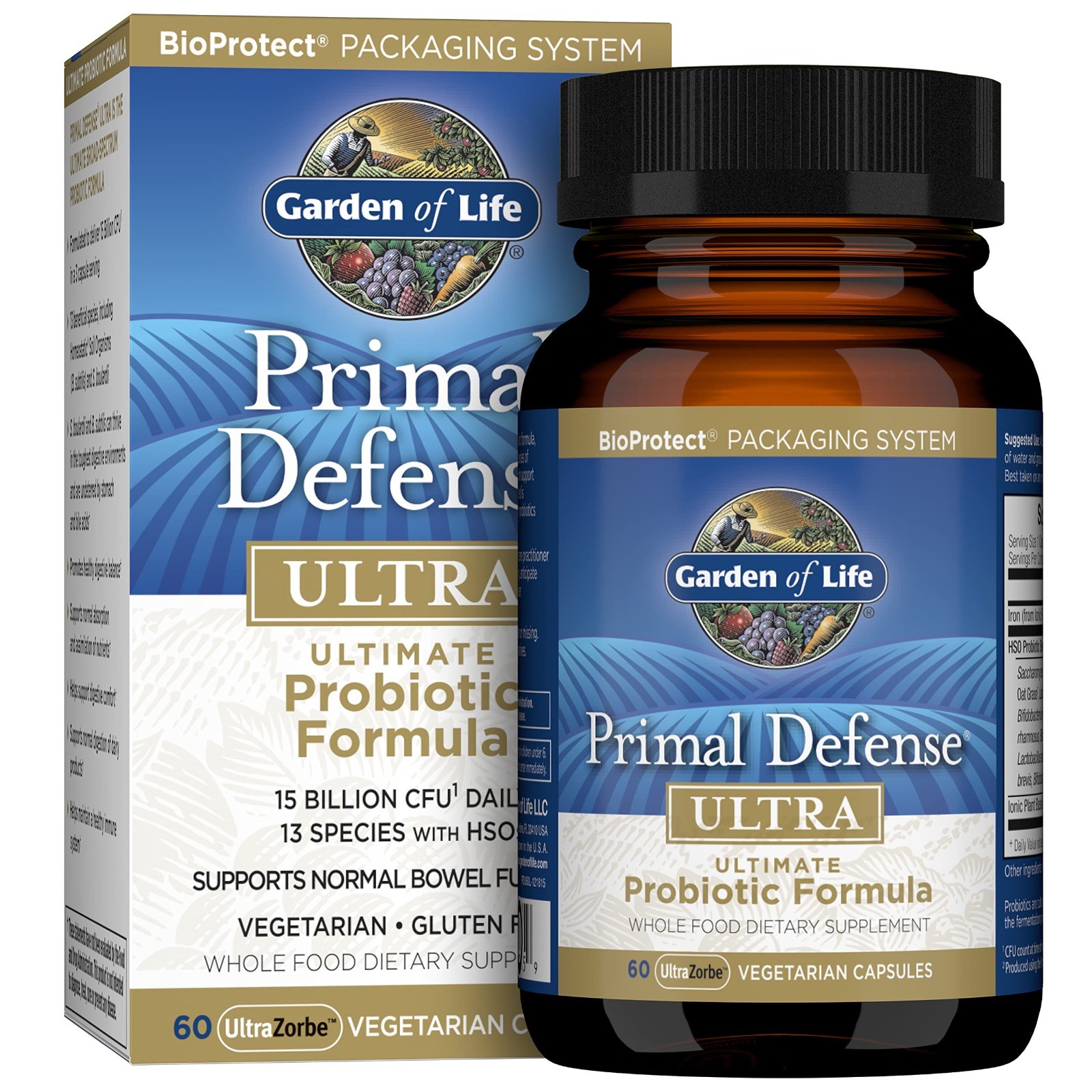 Primal Defense Ultra Probiotic Supplement, 60 Capsules for Digestive Health
