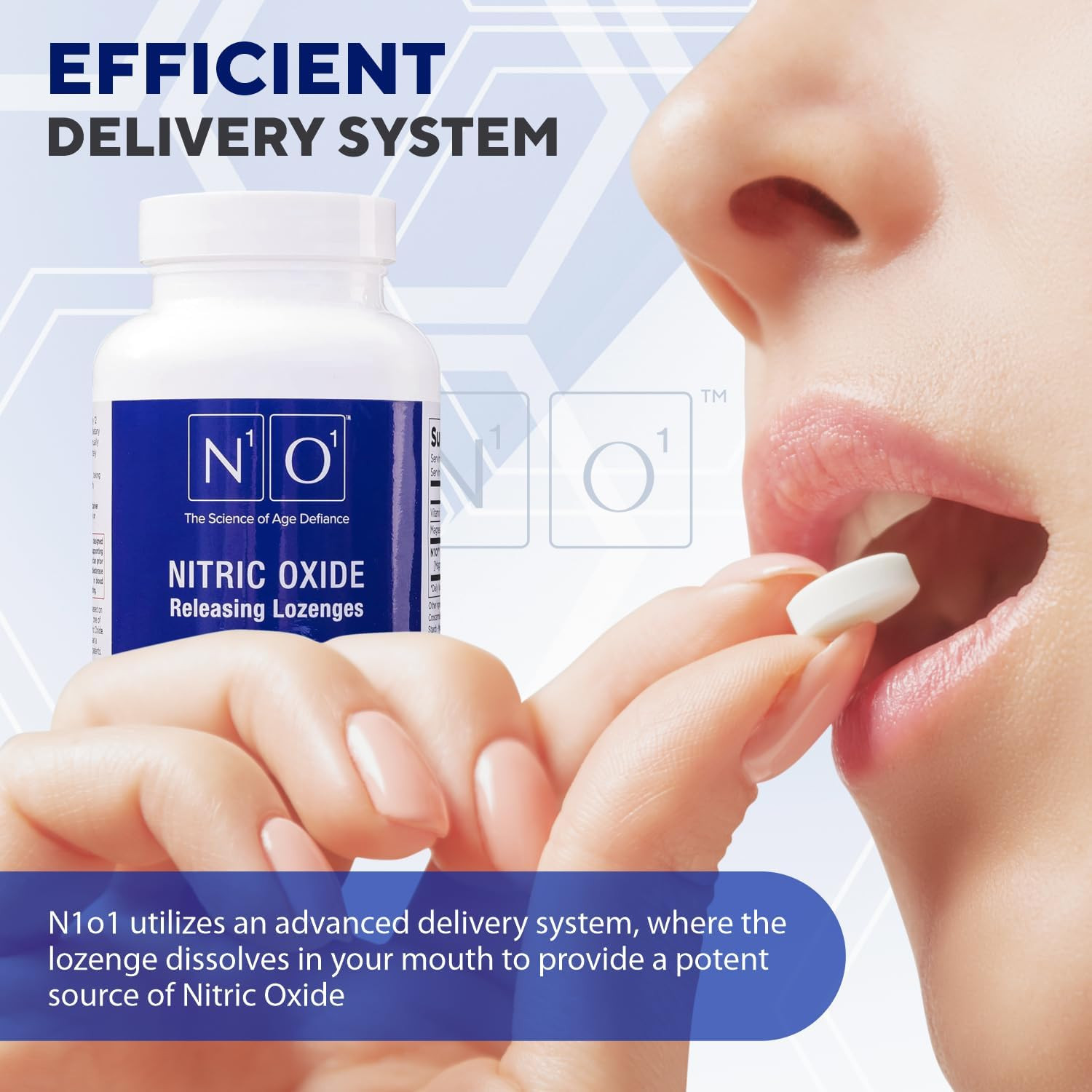 Terry Naturally Nitric Oxide Lozenges for Heart Health Support Dietary Supplemen