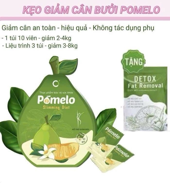 POMELO SLI MMING CANDY 1 BAG 10PCS