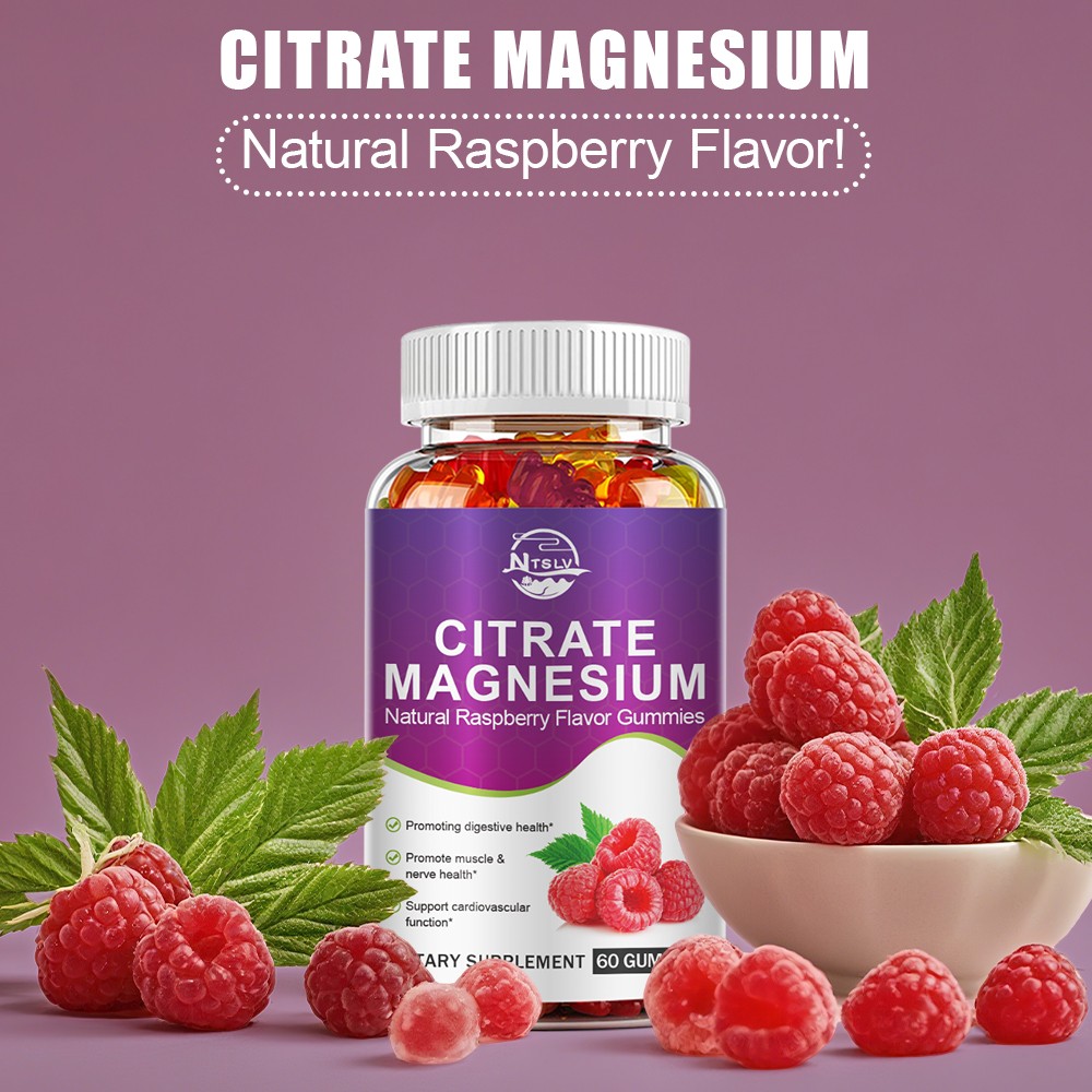 Unisex Magnesium Gummies – High Absorption Magnesium Citrate Muscle&Bone Health