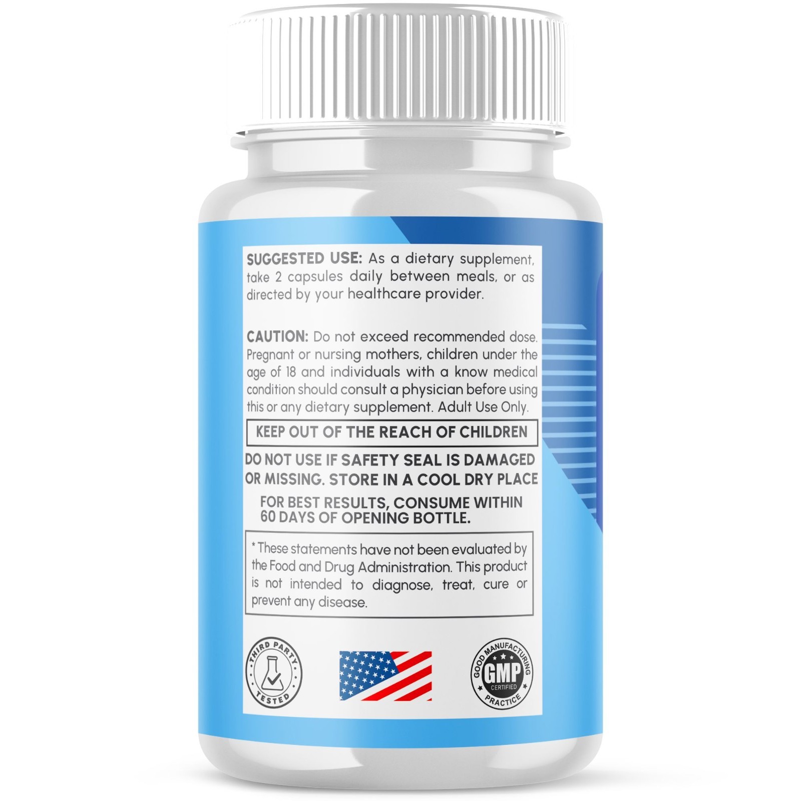(1 Pack) Memocept Nootropic Natural Formula Brain Supplement Memo Cept 60 Caps