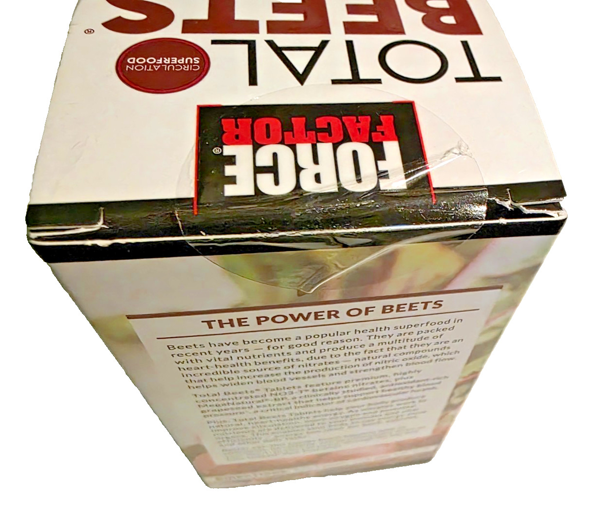 Total Beets Circulation Superfood Beet Root w/Blood Pressure Support 120ct 7/28