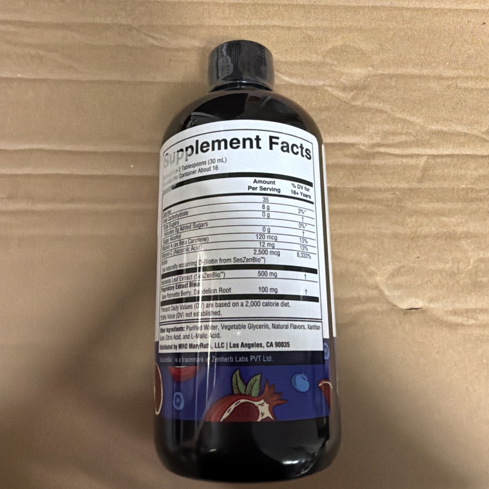 Mary Ruth’s Daily Liquid Hair Formula Hair Support 16 fl oz Exp 2028 NEW