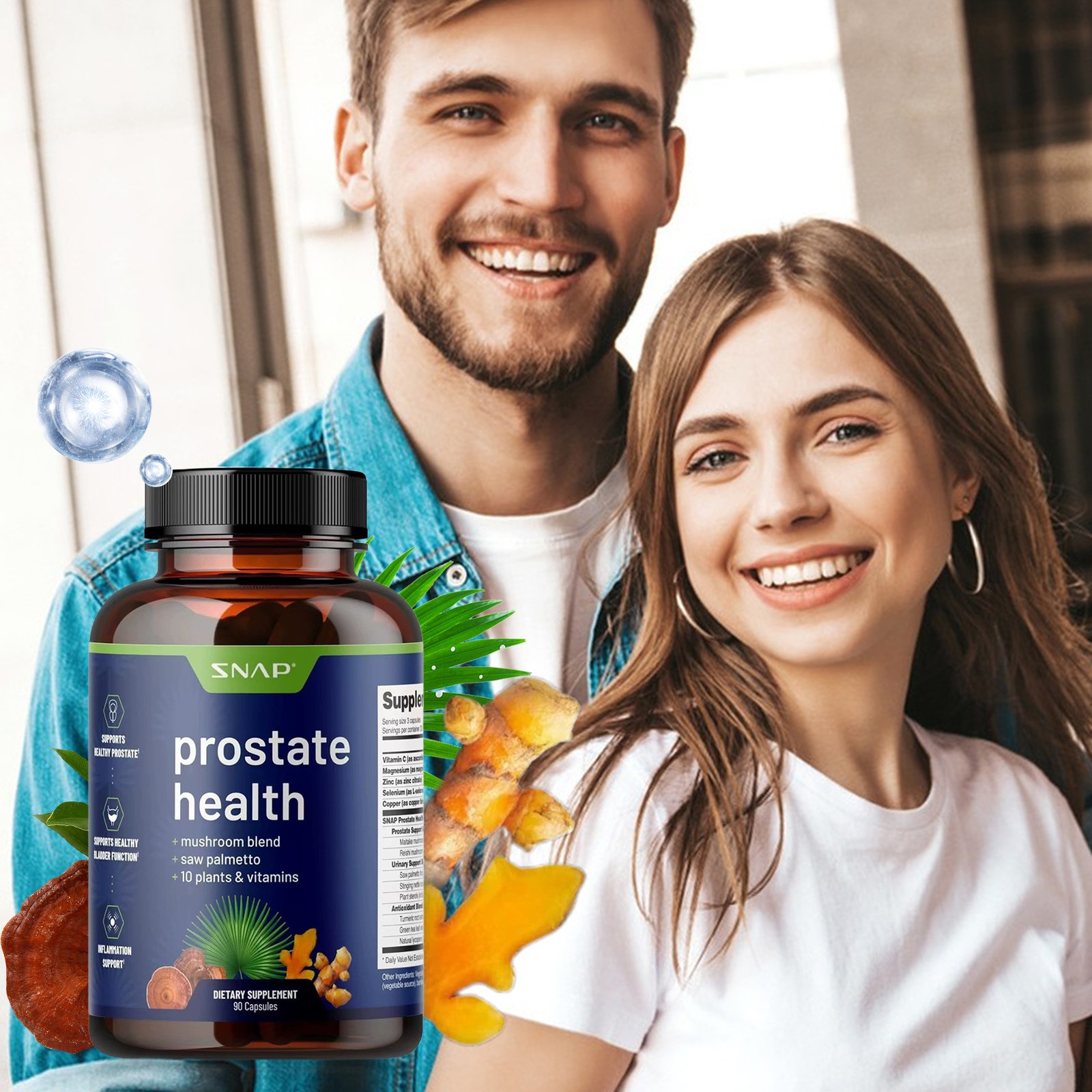 Prostate Fitness – Urinary, Bladder & Immune System Health Snap 60ct Supplements