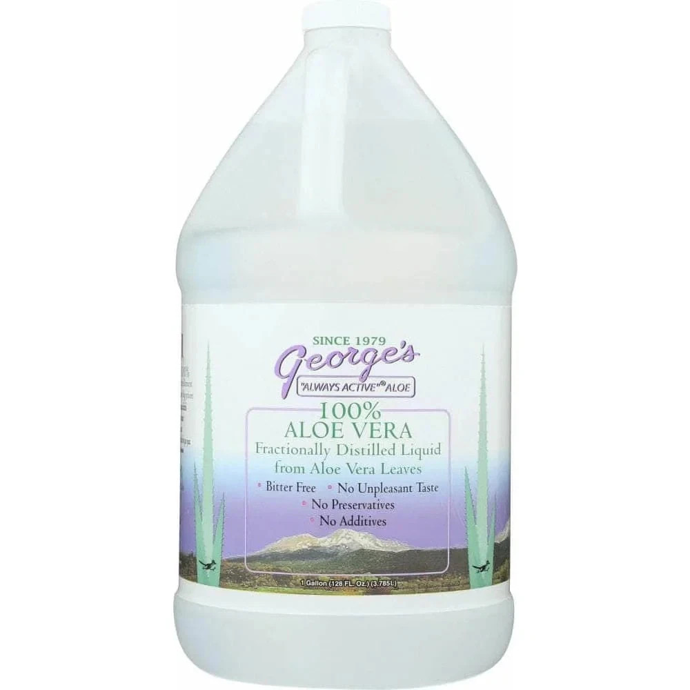 Warren Laboratories George’s 100% Aloe Vera Liquid 128 fl.oz