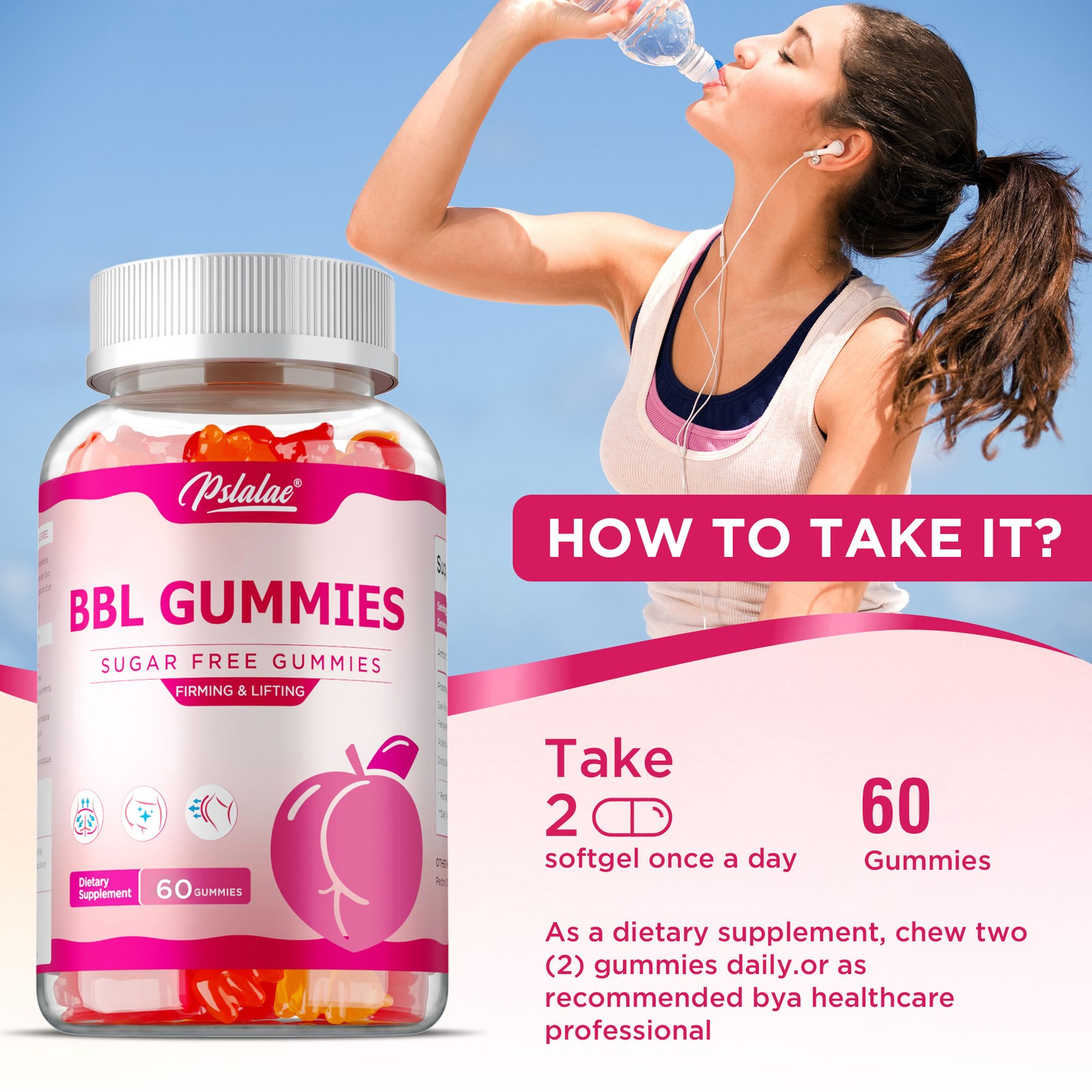 BBL Gummies – Promote Buttocks Growth and Development, Shape Buttocks Curves