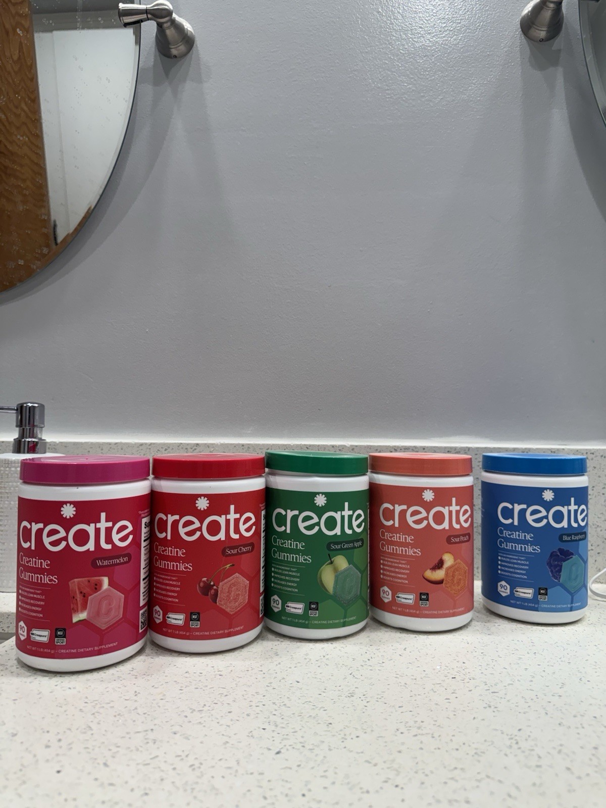 Create Creatine Monohydrate Gummies Strength, Orange 90unit *1 per order*