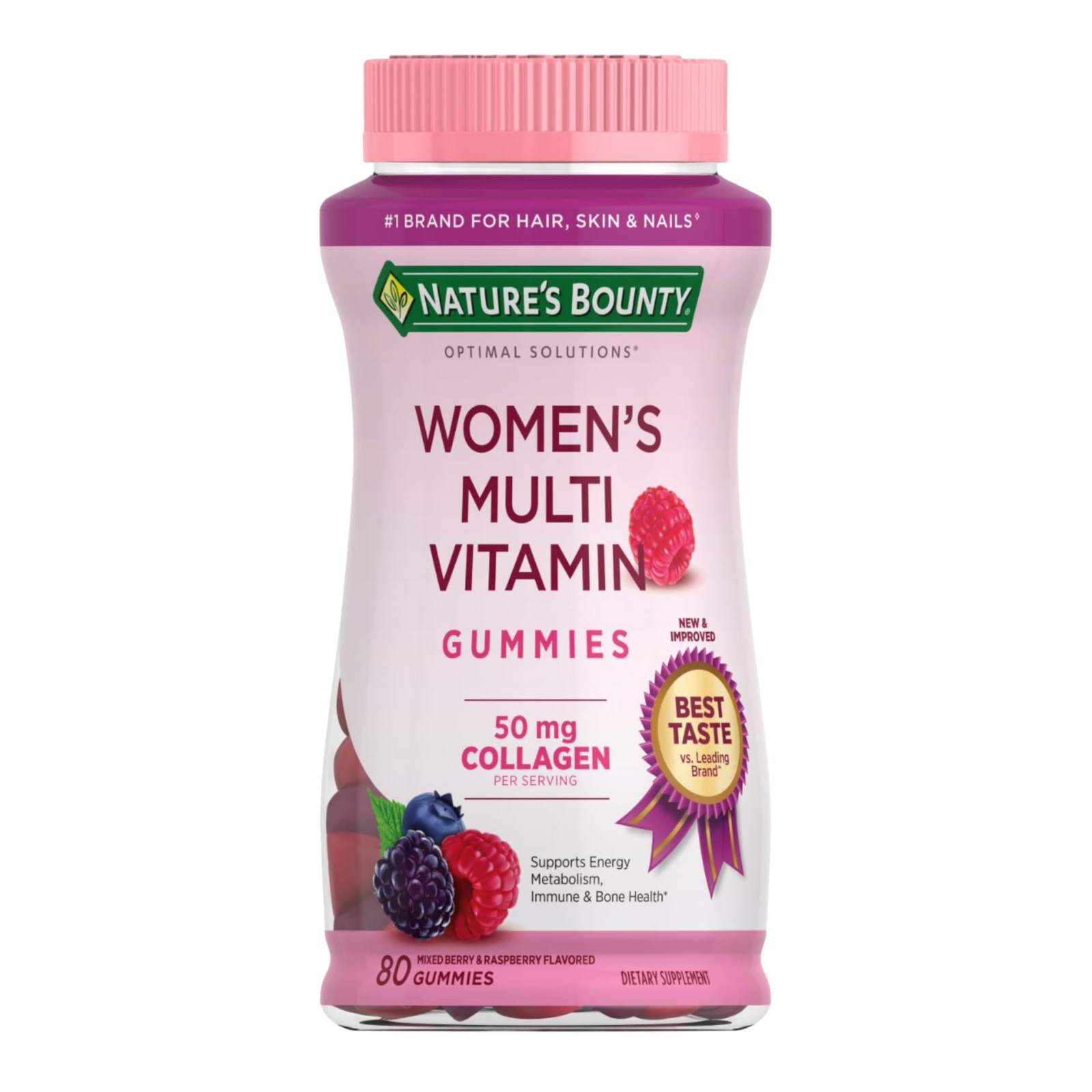 Nature’s Bounty Optimal Solutions Women’s 80 Count (Pack of 1), Pink