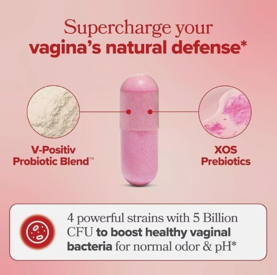 3/2PACK URO O Positiv Vaginal Probiotics for Women pH Balance W/ Prebiotics
