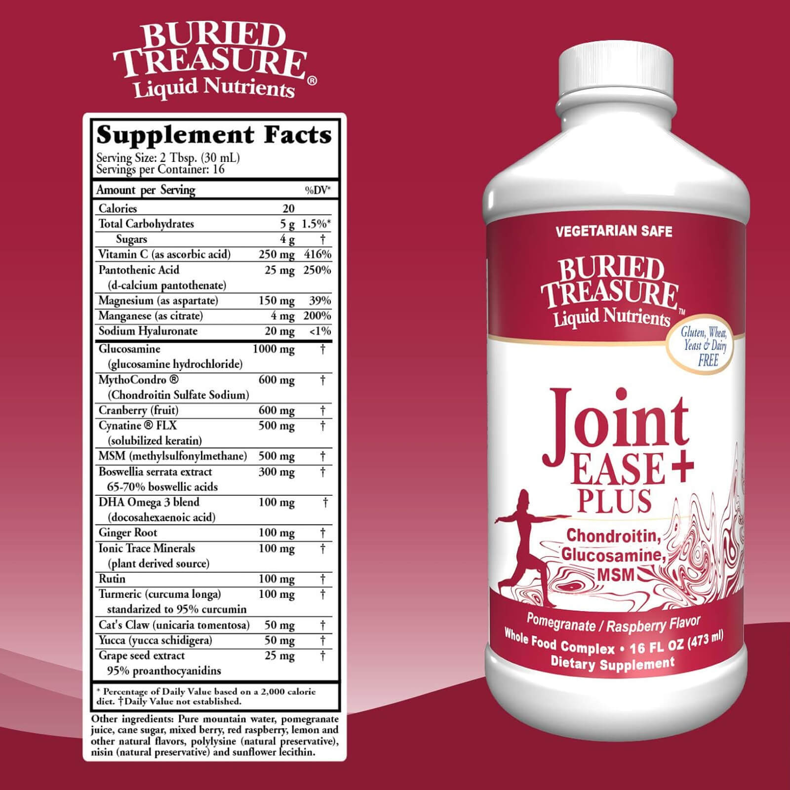 Buried Treasure Liquid Vitamins Whole Food Complex 16 fl oz