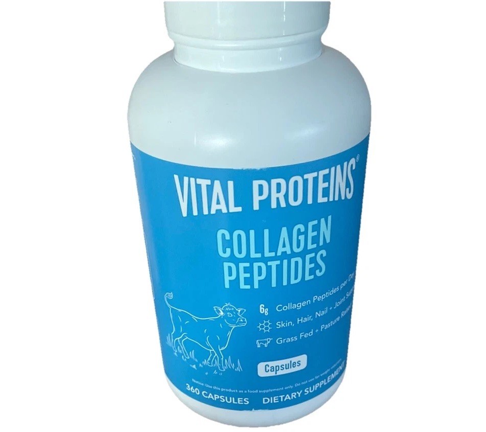 6 Vital Proteins Collagen Peptides 360 Cp Grass Whole Skin Hair Nails 6X360=2160