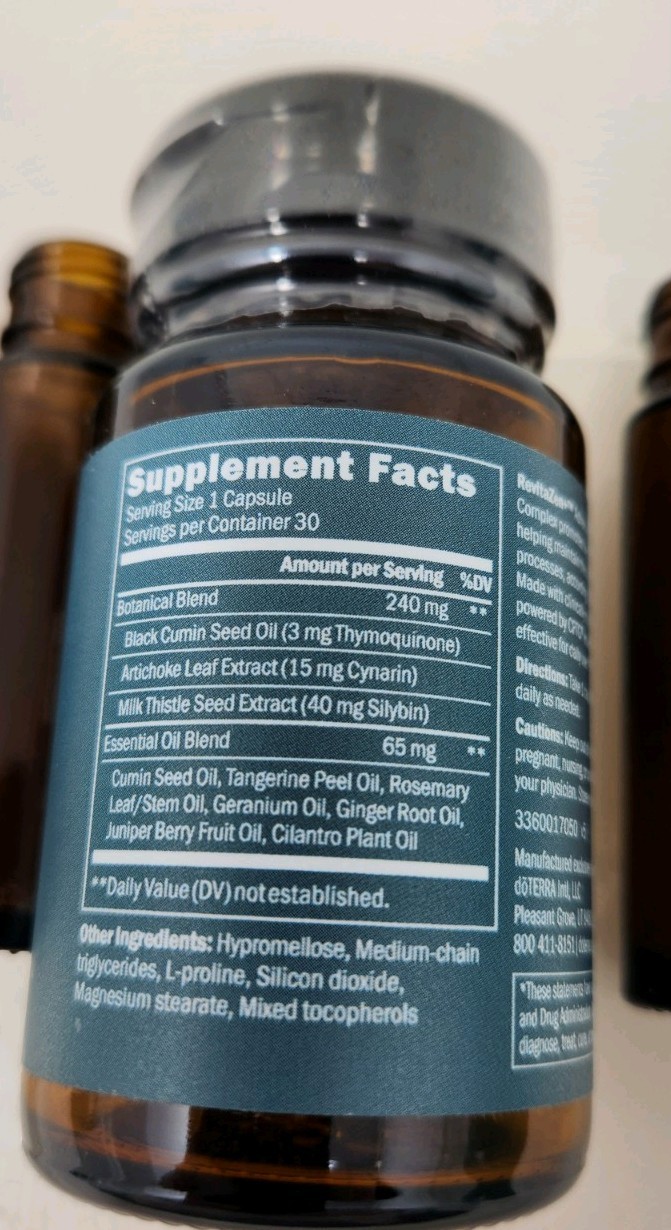 doTERRA RevitaZen+ Advanced Organ Detoxification Complex 30 caps NEW