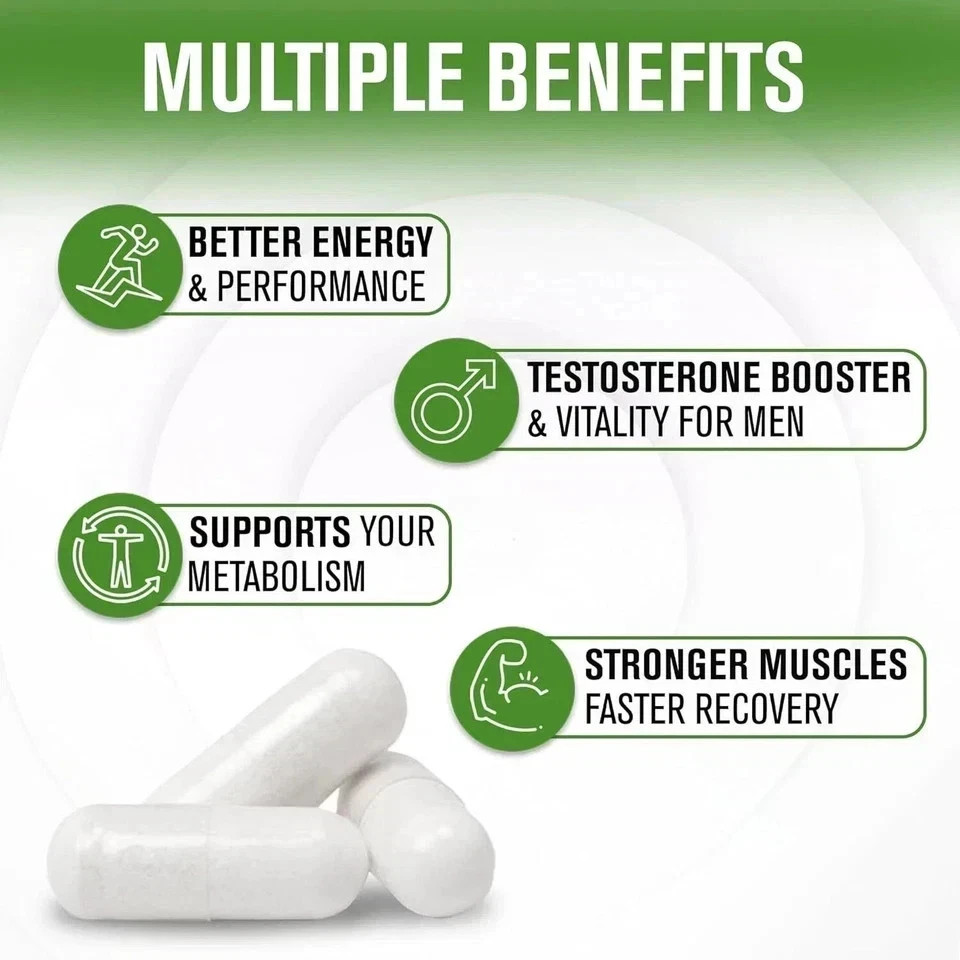 Natural Slim Testosterin Men’s Multivitamins Booster 180 Capsules ( Pack of 2 )