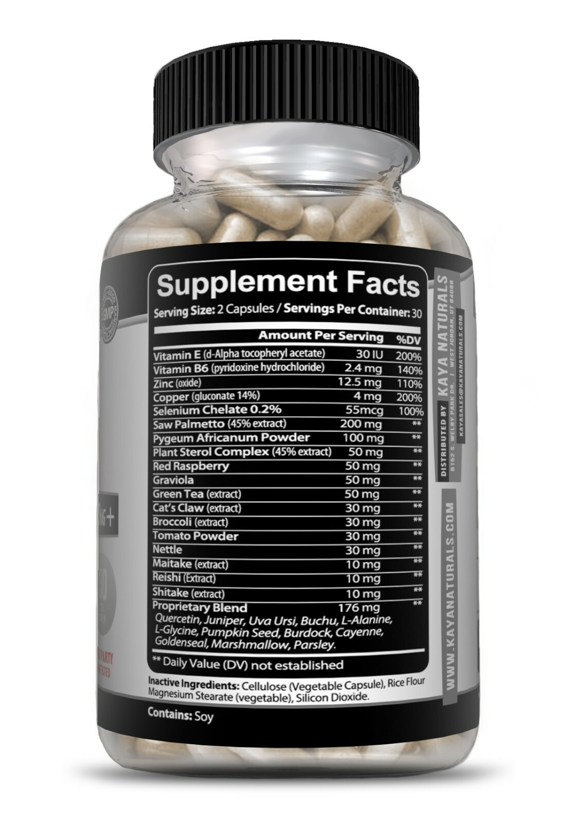 Prostate Support – Saw Palmetto – Reduce Frequent Urination, Stamina supplement