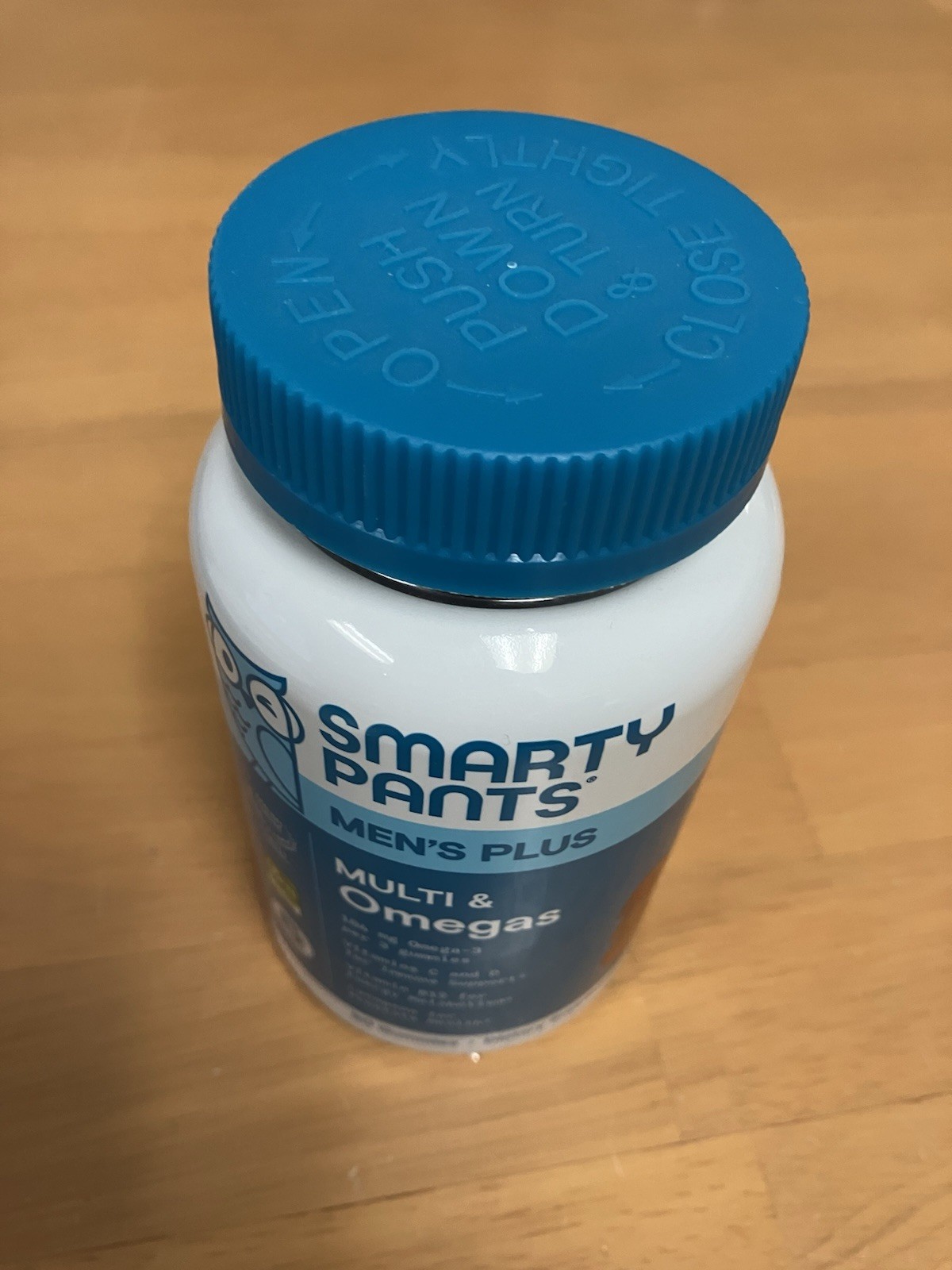 SmartyPants Men’s Plus Multi & Omegas Gummies 90ct Omega-3 Vitamin C, D, B12.