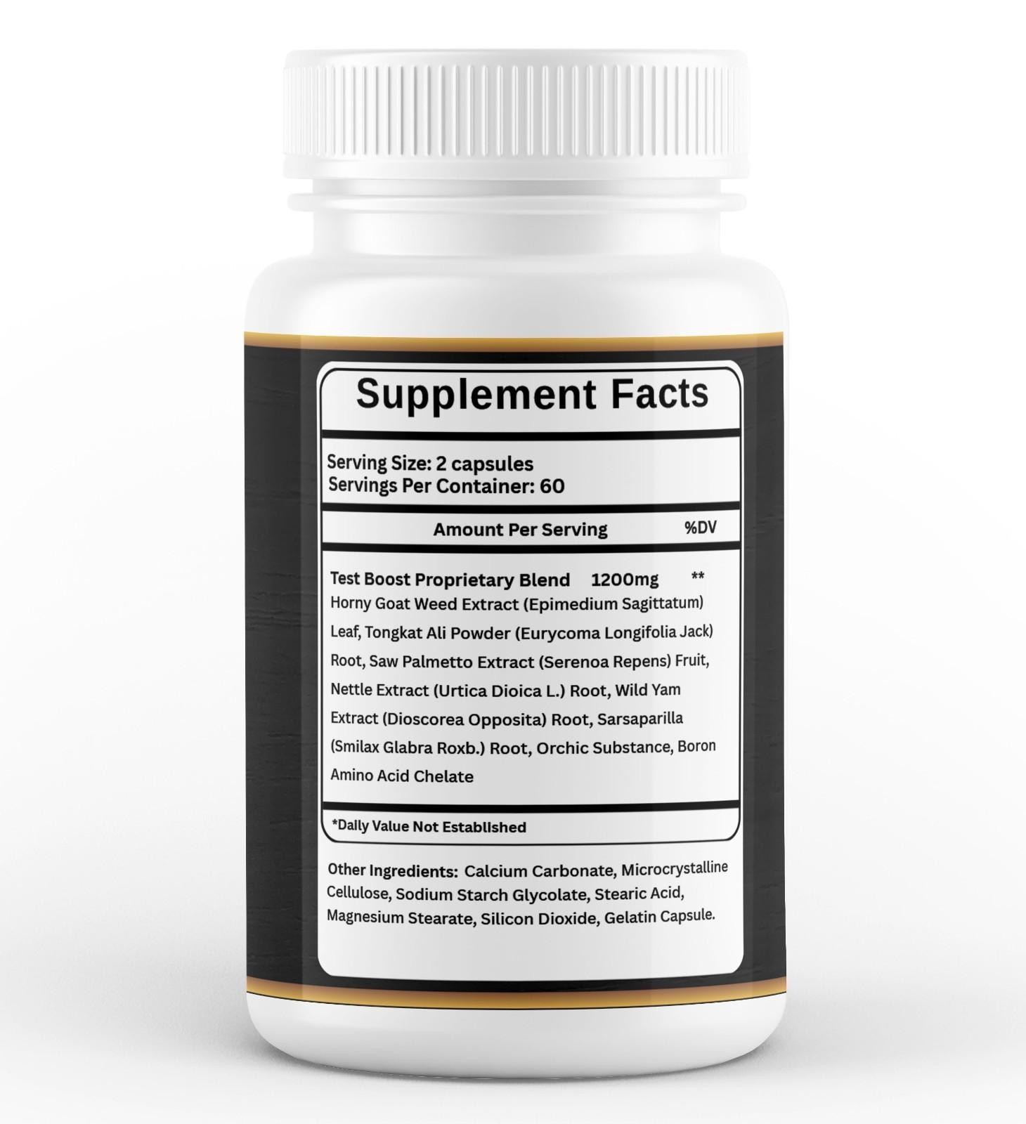 (5 Pack) Spartamax Male Performance Supplement, Stamina Support 60 capsule