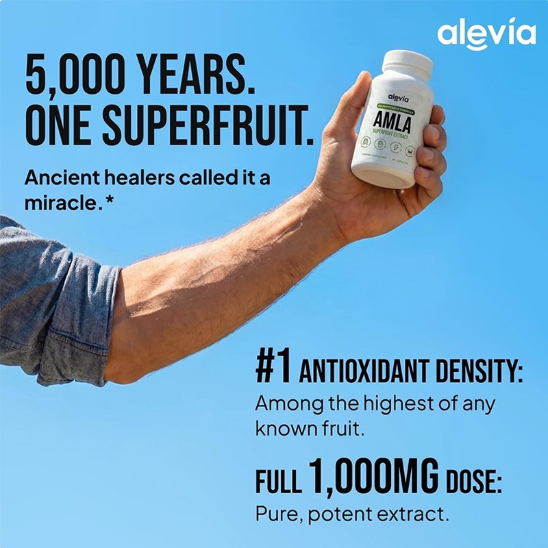 3PCS Alevia AMLA Superfruit Extract – 60 capsules