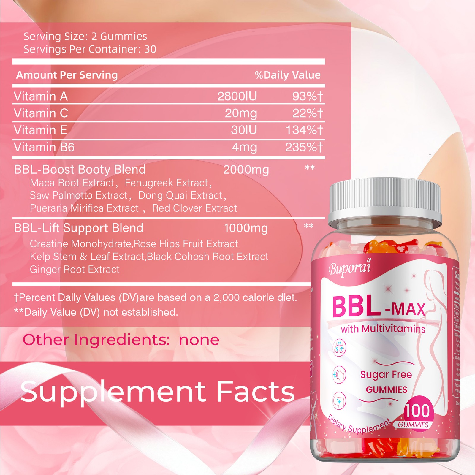 BBL -MAX Gummies – Lift and Firm Your Buttocks, Sculpting Your Hip Curves