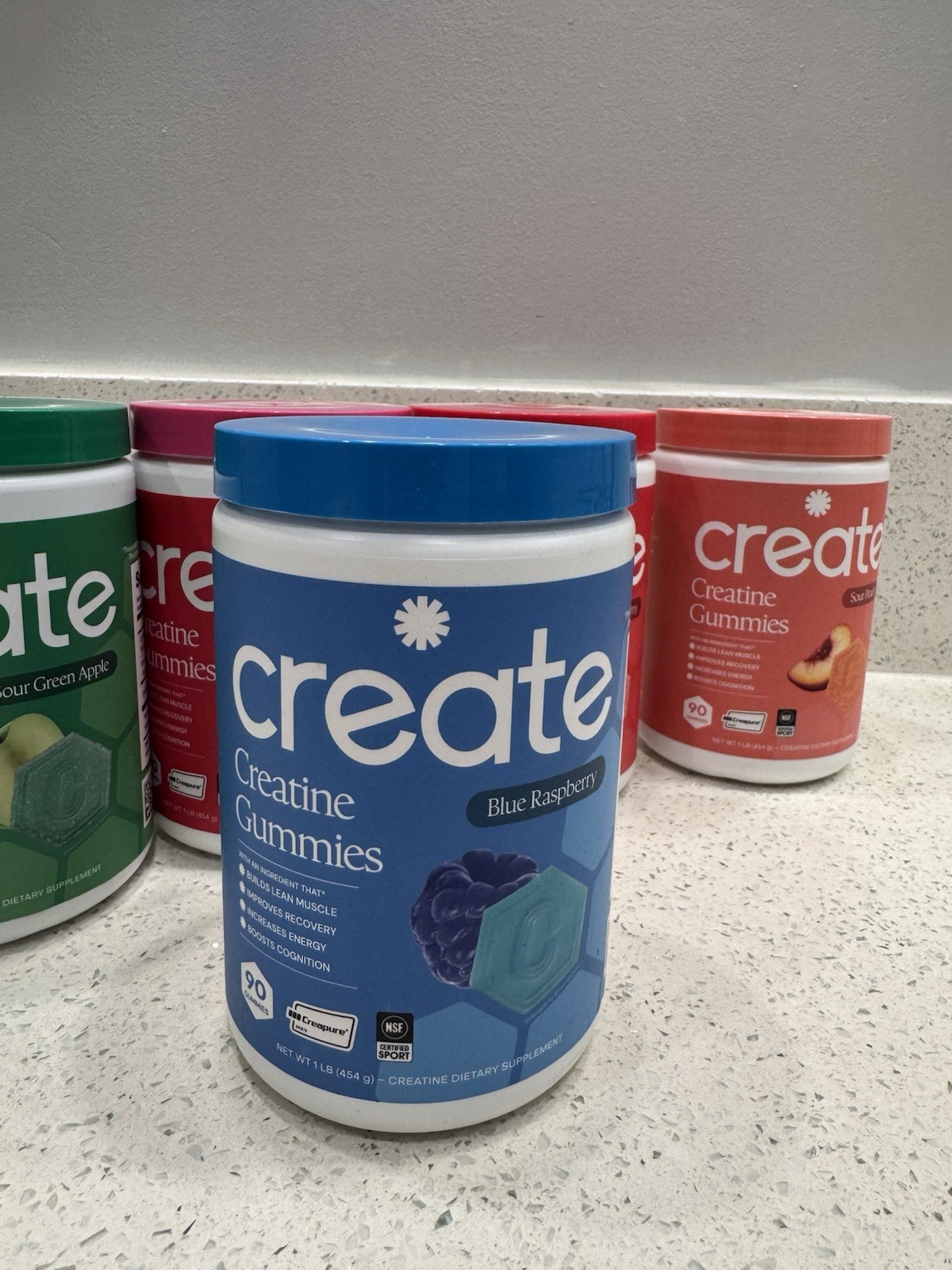 Create Creatine Monohydrate Gummies Strength, Orange 90unit *1 per order*
