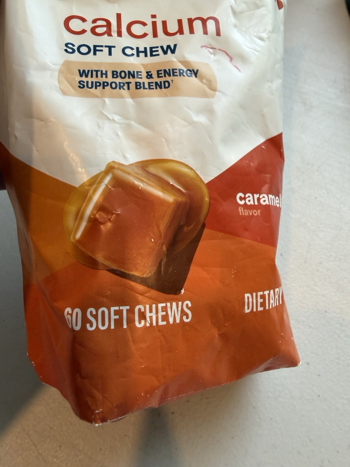 Bariatric Fusion Calcium Supplement Soft Chews | CARAMEL – 60 Count (Pack of 1)