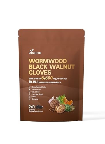 18-in-1 Black Walnut Wormwood Cleanse for Humans, 1 Count (Pack of 1), 1 Bag