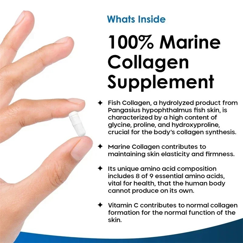 Collagen 240pcs,Brightens Skin Tone,Promote Skin Elasticity, Maintain Vitality