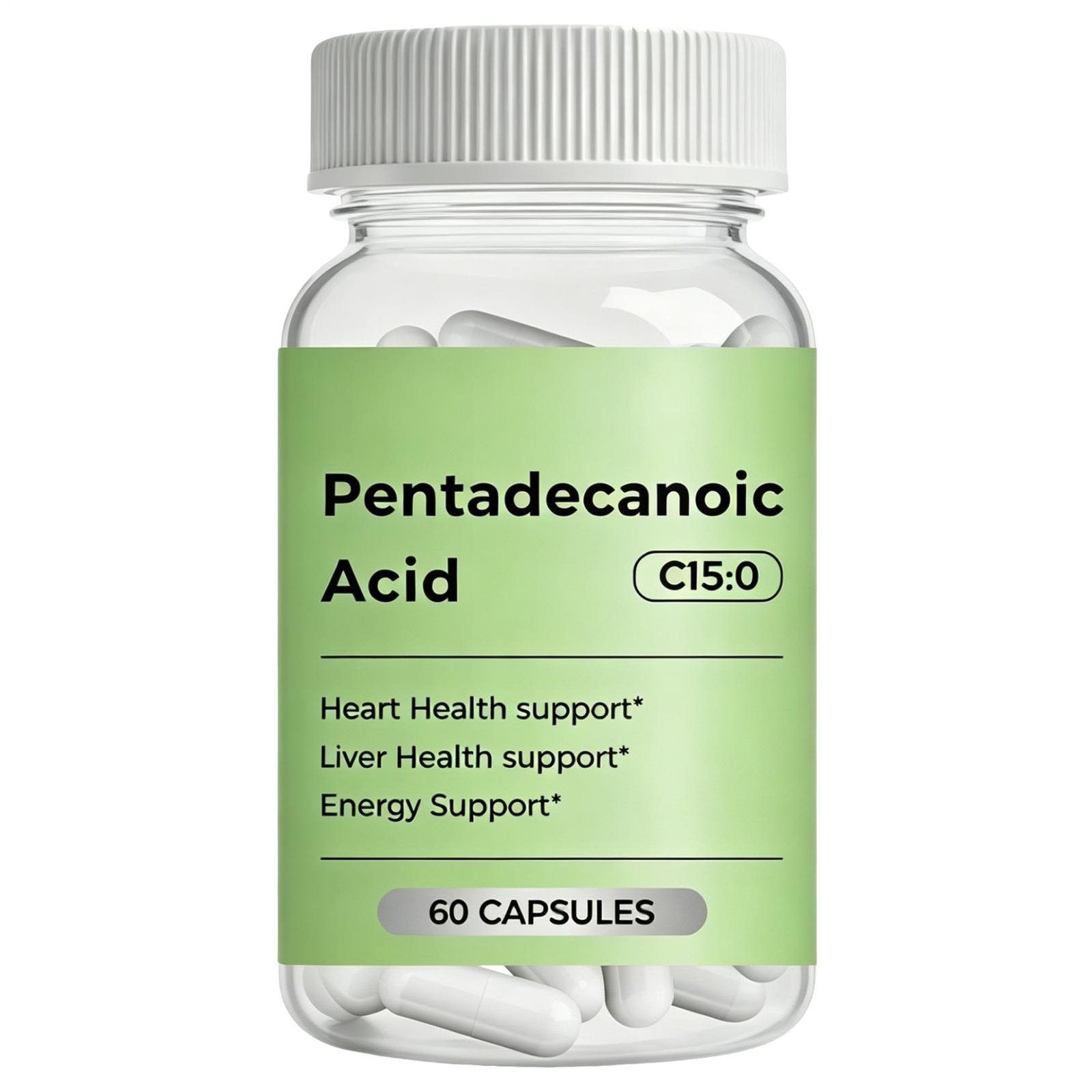 C15:0 Supplement, 60 Caps Pentadecanoic Acid, High Altitude Sheep Milk Sourced