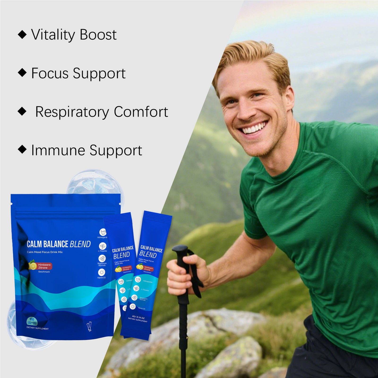 Jello Supercalm Cortisol Cocktail Powder – Natural Relax Support For Men & Women