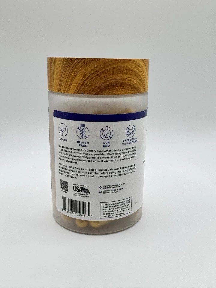 SNAP Prostate Wellness 90 Capsule Supplement Pills | Mushroom + Saw Palmetto +