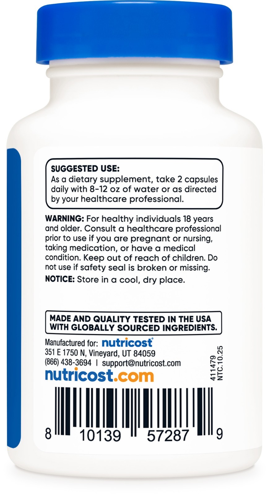 Nutricost Berberine HCl 600mg, 60 Capsules – Gluten Free, Vegetarian & Non-GMO