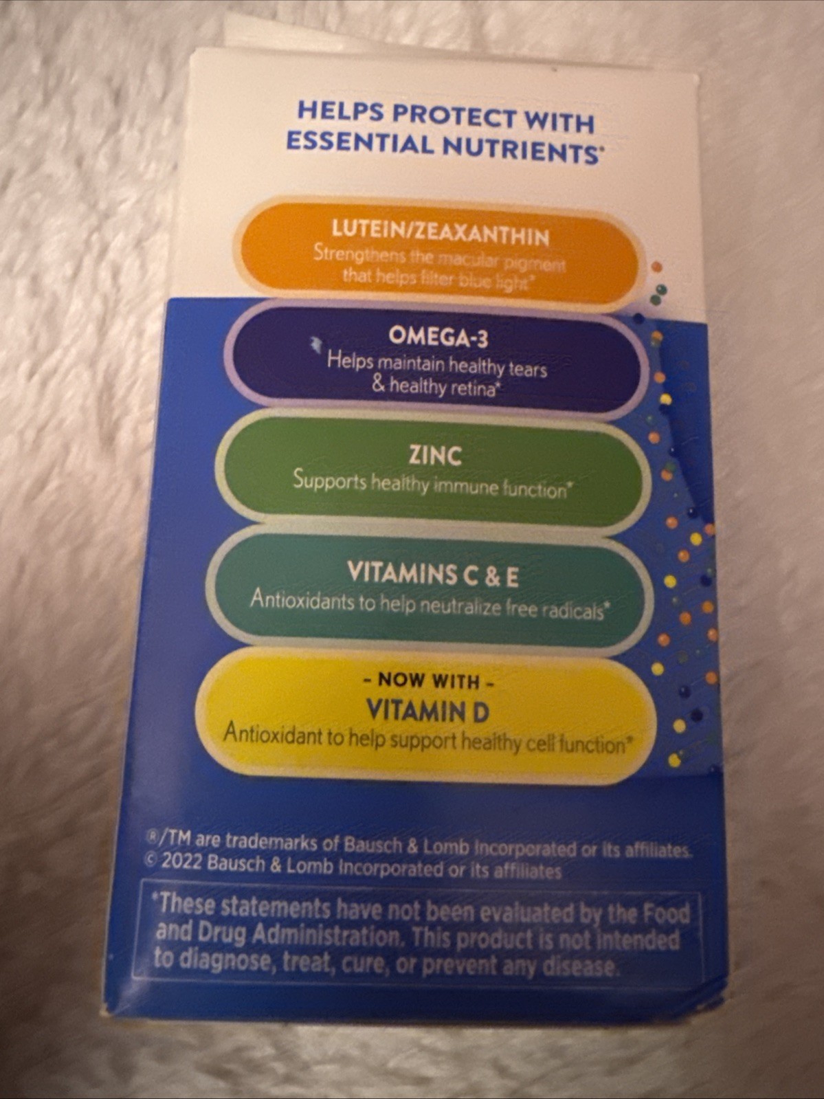 Bausch & Lomb Ocuvite Adult 50+ Eye Vitamin & Mineral Minigels, 90 Ct Exp 8/2026