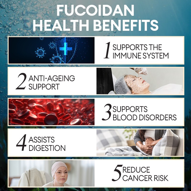 FINE JAPAN Fucoidan Mekabu Agaricus Extract mashroom for 33 days For ranti aging