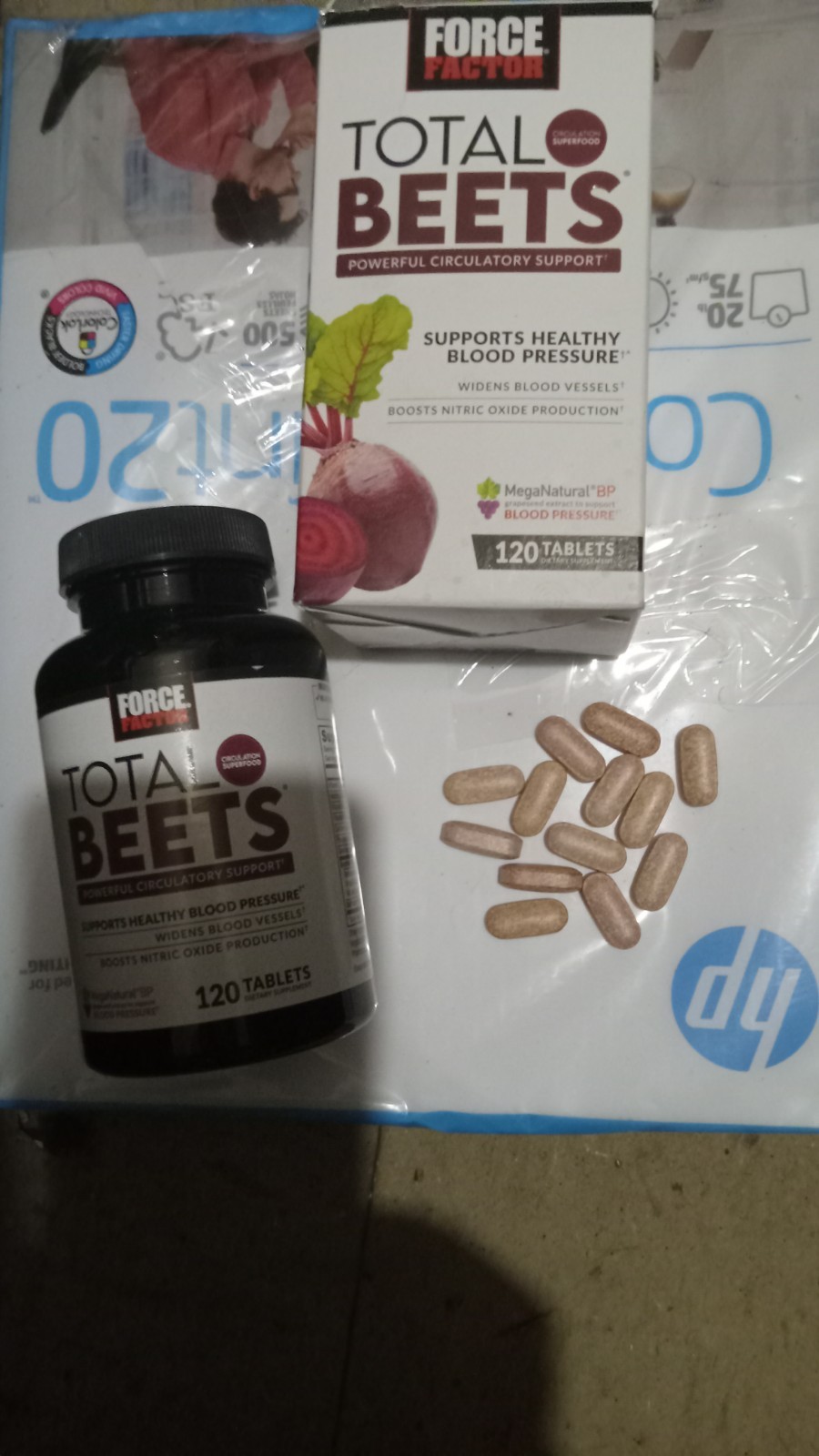 total beets supports healthy blood pressure 120 tablets