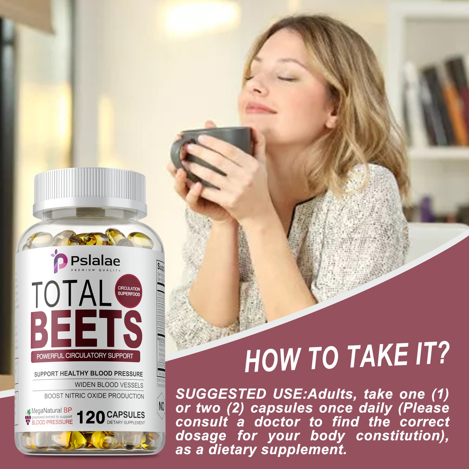 Total Beets – Nitric Oxide, Cardiovascular & Circulation Support, L-Citrulline