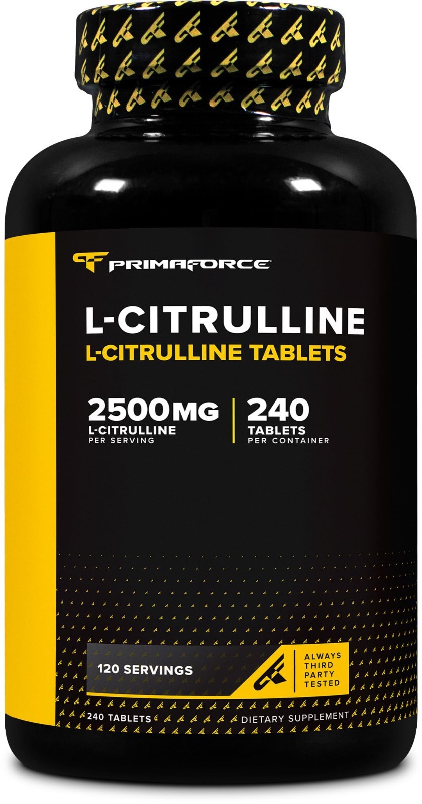 L-Citrulline 2500mg – 240 Tablets, 120 Servings – Boost Energy & Performance
